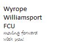 Wyrope Williamsport Federal Credit Union